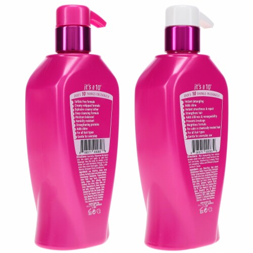 It's a 10 Miracle Whipped Shampoo 10 oz & Miracle Whipped Daily Conditioner 10 oz Combo Pack Perspective: top