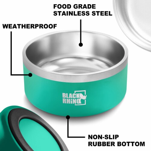 Black Rhino Dura-Bowl Aqua (64 Oz)  Dog Bowls for All Sizes, 64 Oz -  Gerbes Super Markets