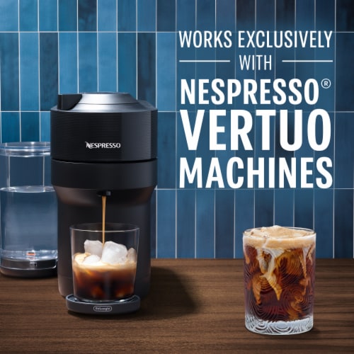 Starbucks by Nespresso Vertuo Iced Double Espresso Starbucks Blonde Espresso Roast Coffee Pods Perspective: top