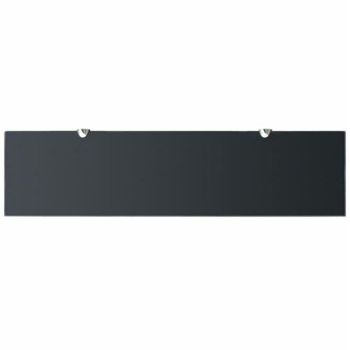 vidaXL Floating Shelf Glass 31.5 x7.9 0.3 Perspective: top