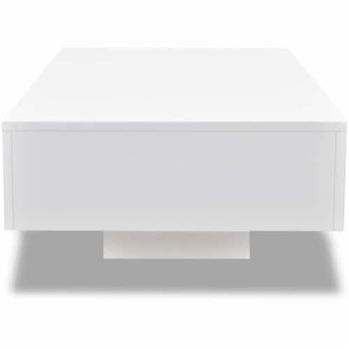 Vidaxl coffee table high gloss white deals