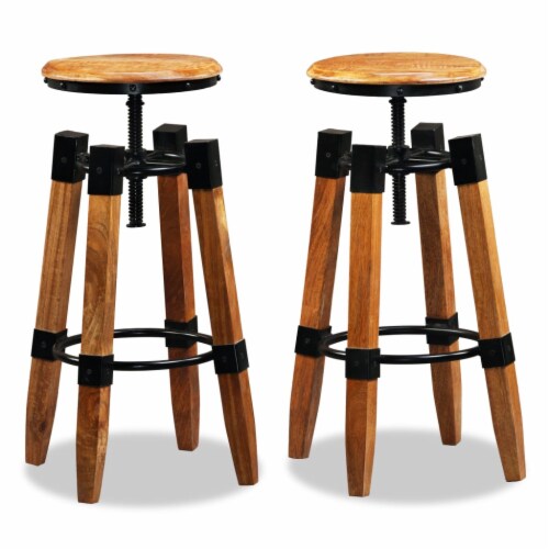 Bp industries mango wood online bar stool
