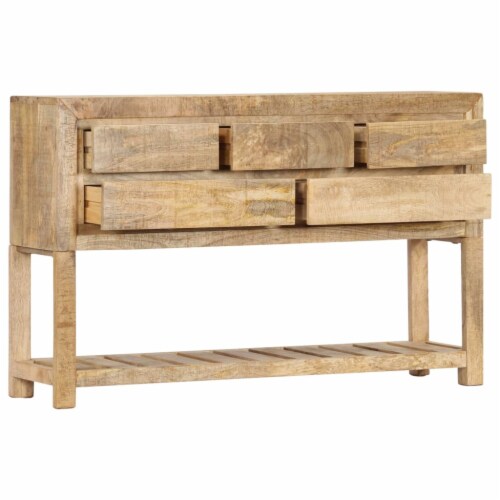vidaXL Sideboard 47.2 x11.8 x29.5 Solid Mango Wood Perspective: top