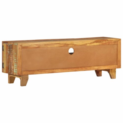 vidaXL Hand Carved TV Stand 47.2 x11.8 x15.7 Solid Wood