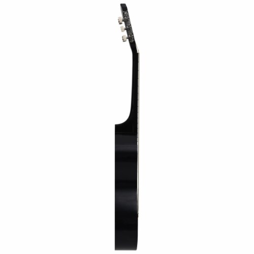 vidaXL Western Classical Cutaway Guitar with 6 Strings Black 38 Perspective: top