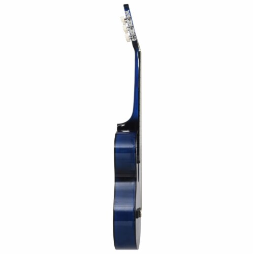 vidaXL Western Classical Cutaway Guitar with 6 Strings Blue Shaded 38 Perspective: top