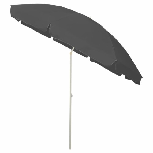 vidaXL Beach Umbrella Anthracite 118.1 Perspective: top