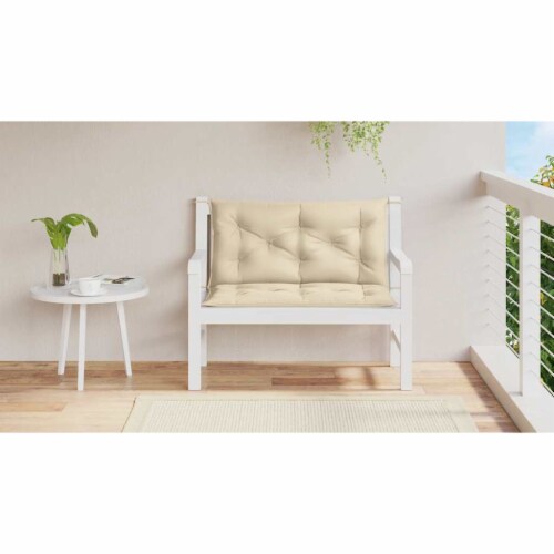 vidaXL Cushion for Swing Chair Beige 39.4  Fabric Perspective: top