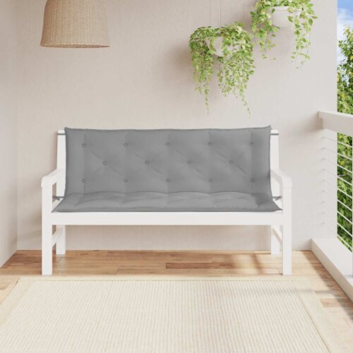 Vidaxl Cushion For Swing Chair Gray 59.1  Fabric Perspective: top