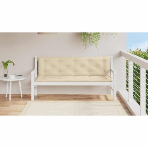 vidaXL Cushion for Swing Chair Beige 59.1  Fabric Perspective: top