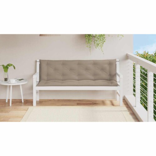 Vidaxl Cushion For Swing Chair Taupe 59.1  Fabric Perspective: top