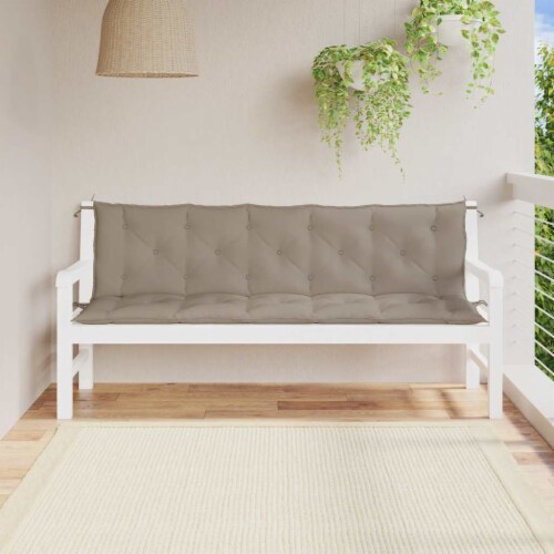 Vidaxl Cushion For Swing Chair Taupe 70.9 Fabric Perspective: top