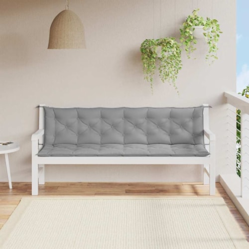 Vidaxl Cushion For Swing Chair Gray 78.7  Fabric Perspective: top