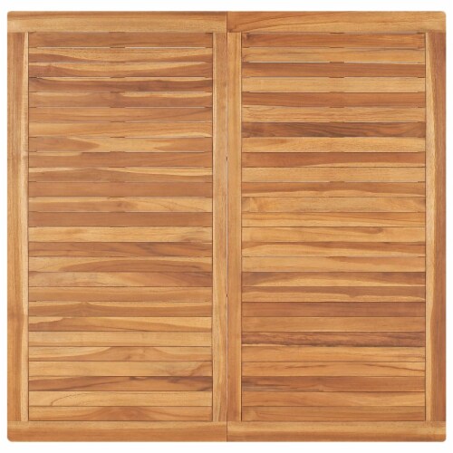 vidaXL Patio Dining Table 47.2 x47.2 x30.3 Solid Teak Wood 47.2