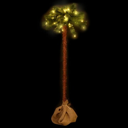 vidaXL Artificial Palm Tree with LEDs 47.2 Perspective: top