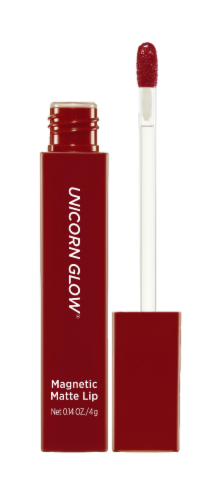 Unicorn Glow® Magnetic Matte Lip Stain - 01 Hook Perspective: top