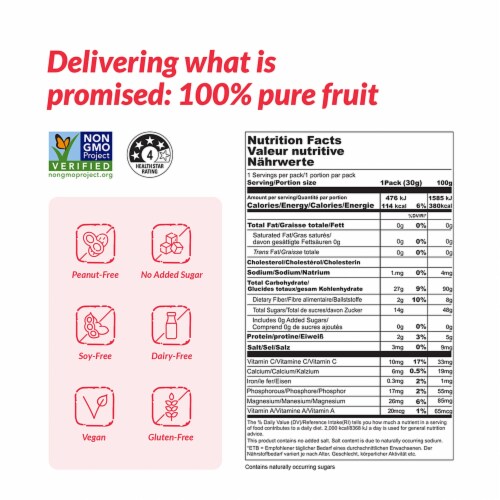 Crunch Fruit Snacks - Freeze-Dried Banana, Perfect For School Lunches, No Sugar Added Perspective: top