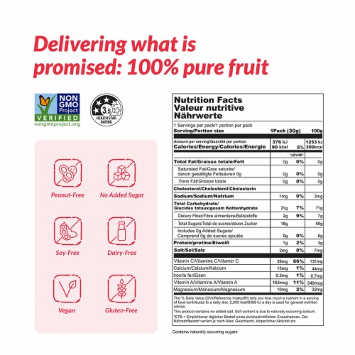 Crunchy Fruit Snacks - Freeze-Dried Mango, Perfect For School Lunches. No Sugar Added Perspective: top