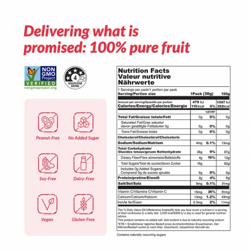 Crunchy Fruit Snacks - Freeze-Dried Pomegranate, Perfect For School Lunches, No Sugar Added Perspective: top