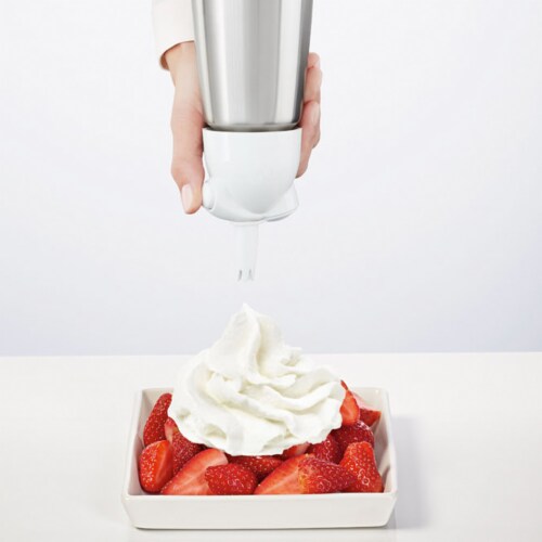 iSi® Easy Whip Mini PLUS Half Pint White Perspective: top