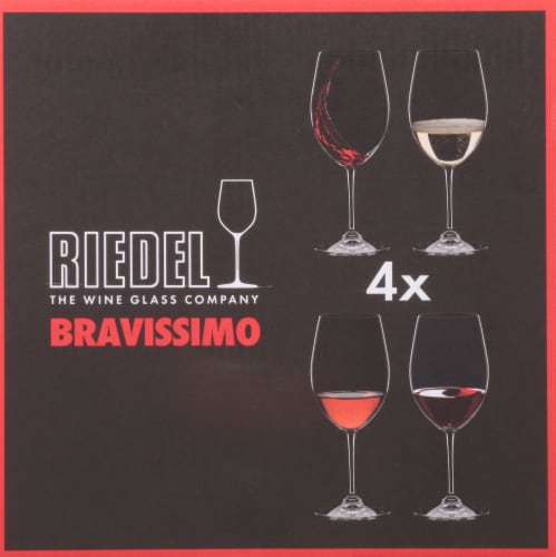 Riedel Bravissimo 4 Wine Glasses