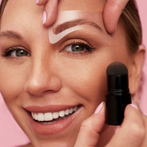 MCoBeauty Instant Brow Stamp Express Kit Easy-to-use Brow Pomade - Light/Medium Perspective: top