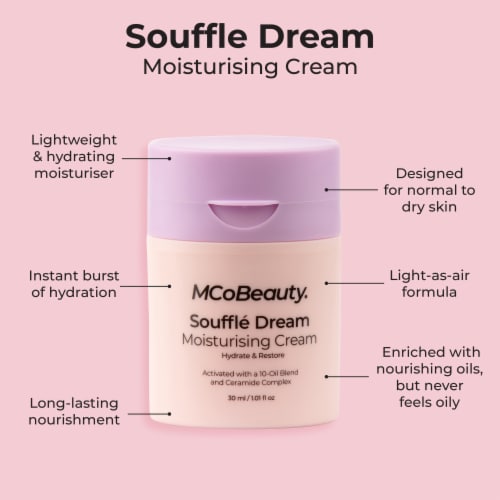 MCoBeauty Souffle Dream Moisturizing Cream Perspective: top