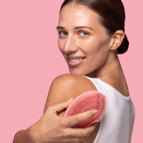 MCoBeauty 3-in-1 Wet Body Brush & Scalp Massager Perspective: top