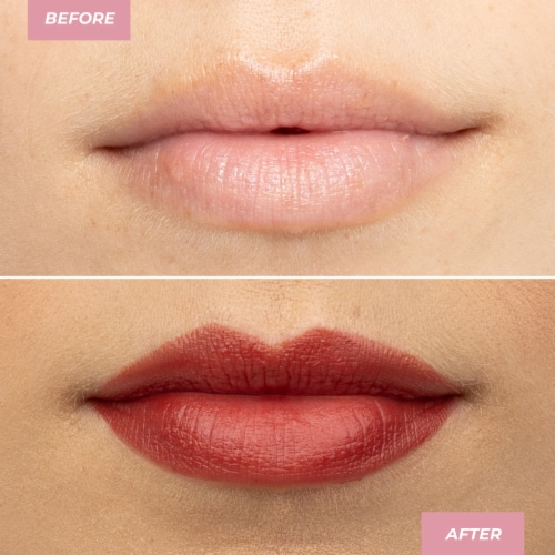 MCoBeauty Matte Luxe Lipstick Creamy + Long Lasting - Prance Proudly Perspective: top