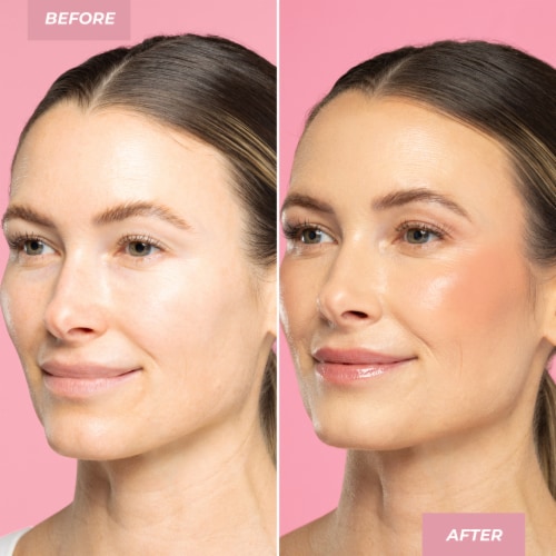 MCoBeauty Dream Liquid Dewy Blush Lightweight and Silky Liquid Formula - Nude Peach Perspective: top