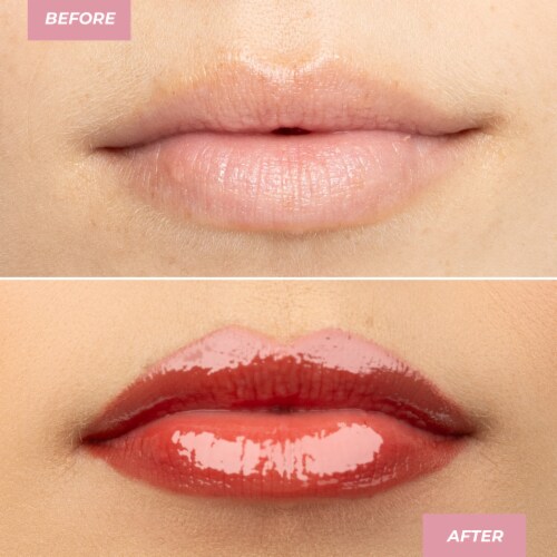 MCoBeauty Hot Lip Plumping Lip Gloss Enriched with Vitamin E - Berry Perspective: top