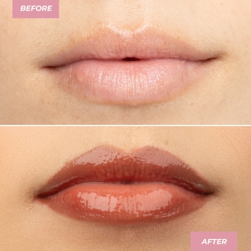 MCoBeauty Dream Hydrating Gel Lip Tint- Nude Peach Perspective: top
