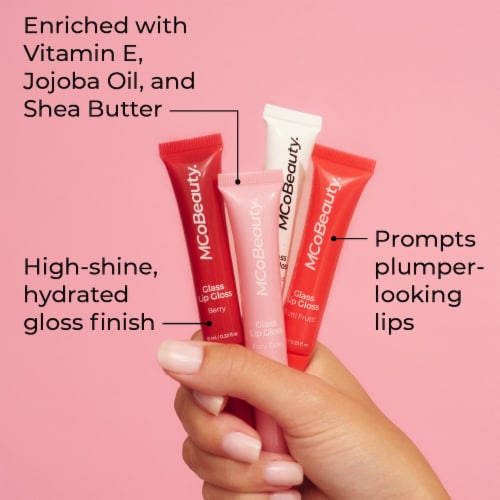 MCoBeauty® Glass LIp Gloss - Coconut Perspective: top