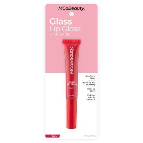 MCoBeauty® Glass Lip Gloss - Berry Perspective: top