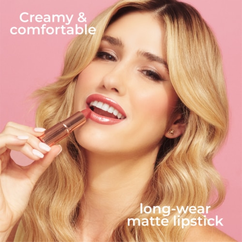 MCoBeauty® Crème Matte Luxe Lipstick - Rose Saturn Perspective: top