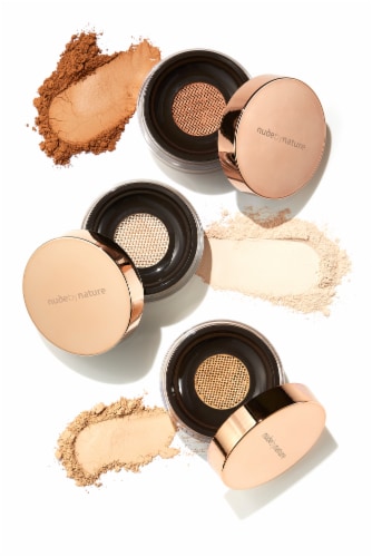 Nude by Nature Radiant Loose Powder Foundation N9 - Sandy Brown Perspective: top