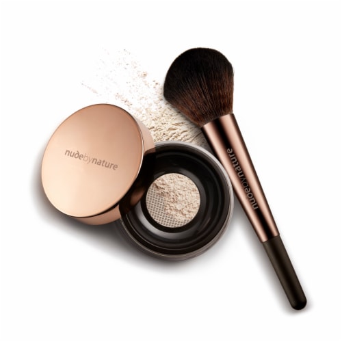 Nude by Nature Translucent Loose Finishing Powder - 01 Natural Perspective: top