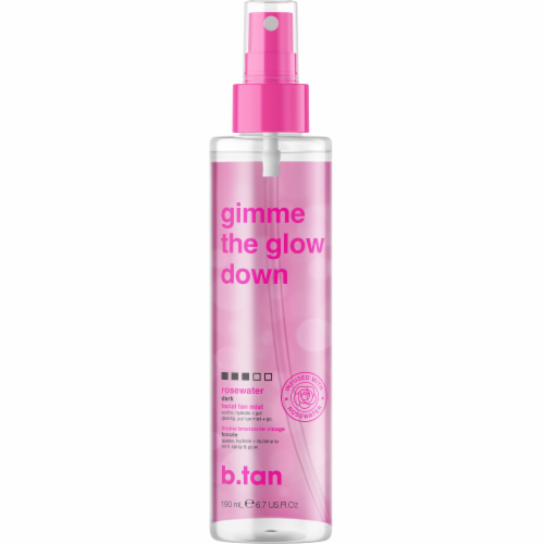b.tan Gimme the Glow Down Dark Facial Tan Mist Perspective: top