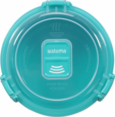 Sistema® To Go™ Stackable Round Lunch Box Perspective: top