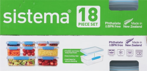 Sistema sistema 11.8 ounce small split storage container (colors may vary)