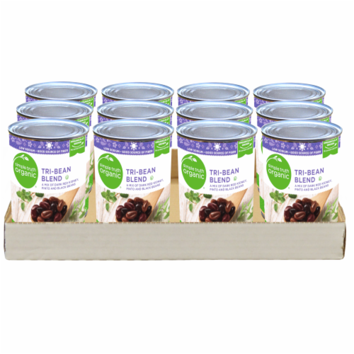 Simple Truth Organic® Tri-Bean Blend Case Sale Perspective: top