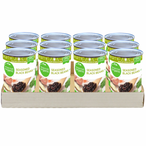 Simple Truth Organic® Seasoned Black Beans Case Sale Perspective: top