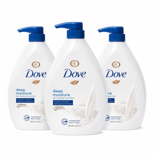 Dove Deep Moisture Body Wash Perspective: top
