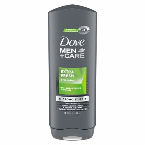 Dove Men + Care Extra Fresh Body Wash Perspective: top