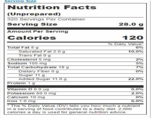 Otis Spunkmeyer Value Zone Double Chocolate Chip Cookies Dough, 1 Ounce (320 per case) Perspective: top