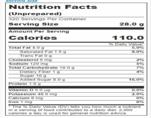 Otis Spunkmeyer Value Zone Oatmeal Raisin Cookies Dough, 1 Ounce (320 per case) Perspective: top