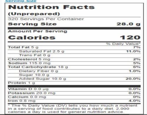 Otis Spunkmeyer Value Zone Carnival Cookies Dough, 1 Ounce (320 per case) Perspective: top