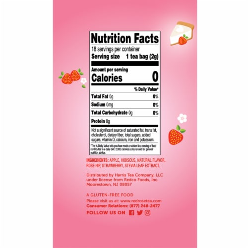 Red Rose Sweet Temptations Strawberry Cheesecake 18ct - 6 pack Perspective: top