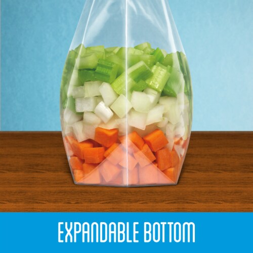 Ziploc® Sliding Gallon Storage Bag Perspective: top