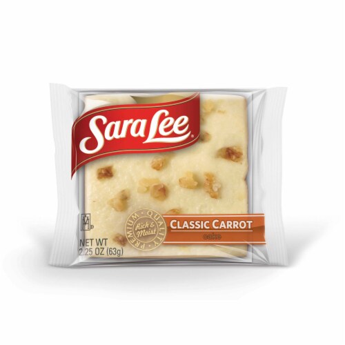 Sara Lee Iced Carrot Cake, 2.25 Ounce -- 24 per case Perspective: top
